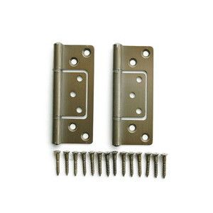 ハイロジック HILOGIK ハイロジック P-739 ステンレス 正面付蝶番 76mm GB 2枚入 00071739-001