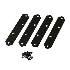 ハイロジック HILOGIK ハイロジック QY-060 カラー 一文字 中 黒色 4枚入 00072060-001
