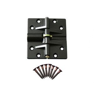 ハイロジック HILOGIK ハイロジック KZ-242 折戸蝶番 150度開 茶 1個入 00072242-001