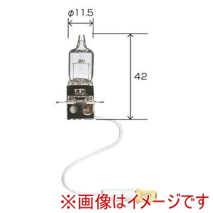 小糸製作所 KOITO  小糸製作所 0464 ノーマルバルブ ハロゲンフォグランプ用 24V55W クリアー 1個入り H3平端子