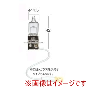 小糸製作所 KOITO  小糸製作所 0466 ノーマルバルブ ハロゲンフォグランプ用 H3平端子 24V70W クリアー 1個入り