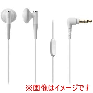 オーディオテクニカ audio-technica オーディオテクニカ ATH-C200IS WH マイク付きイヤホン