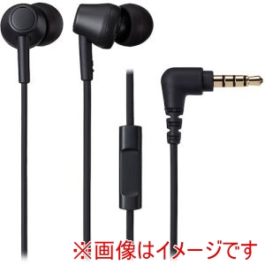 オーディオテクニカ audio-technica オーディオテクニカ ATH-CK350XIS BK マイク付きイヤホン