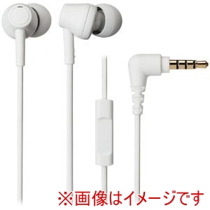 オーディオテクニカ audio-technica オーディオテクニカ ATH-CK350XIS WH マイク付きイヤホン
