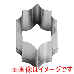 田中糧機製作所 田中糧機 18-8 クッキー抜型 ヒイラギ 大