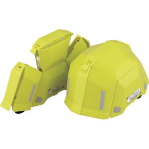トーヨーセフティ TOYO SAFETY トーヨーセフティ 防災用 折りたたみヘルメット BLOOM2 ライム 101-LM