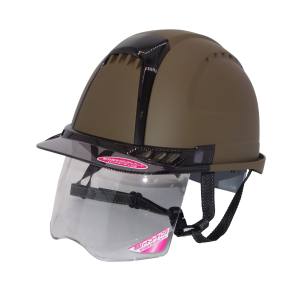 東洋物産工業 東洋物産工業 391F-S-C シールド付きヘルメット ヴェンティープラス ダークキャラメル TOYOxGranGearコラボ商品