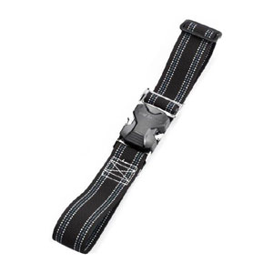 トーヨーセフティ TOYO SAFETY トーヨーセフティー OT-1019 ワンタッチバックル式 胴ベルト 黒地 青白ライン