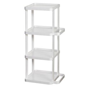 不動技研 FUDOGIKEN 不動技研 i-Zucc シューズラック 4段 ホワイト F-2493