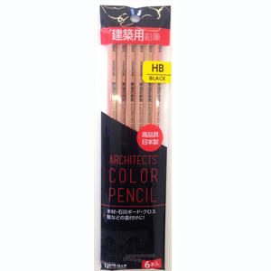 ビッグマン Bigman ビッグマン BAP-HB6 建築用鉛筆 6本入 HB
