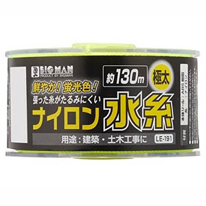 ビッグマン Bigman ビッグマン LE-191 リール巻ナイロン水糸 極太イエロー