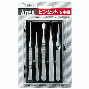 兼古製作所 アネックス Anex アネックス 1090 ピンセット 5本組 Anex 兼古製作所