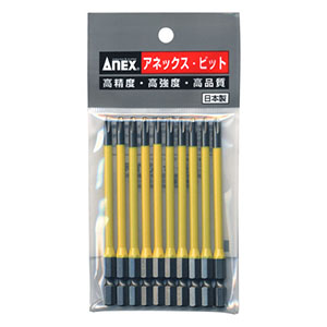 兼古製作所 アネックス Anex アネックス AC-16M-2-100 カラービット10本組 段付+2×100 Anex 兼古製作所