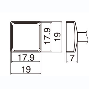 白光 HAKKO 白光 T12-1204 クワッド T12シリーズ交換こて先 HAKKO
