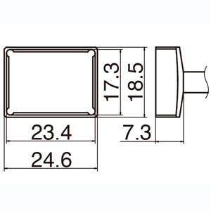 白光 HAKKO 白光 T12シリーズ交換こて先 T12-1205 クワッド