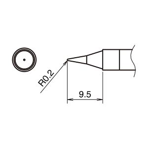 白光 HAKKO 白光 T39-I02 交換こて先 T39シリーズ