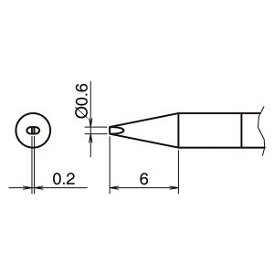白光 HAKKO 白光 T50-D06 交換こて先 T50シリーズ