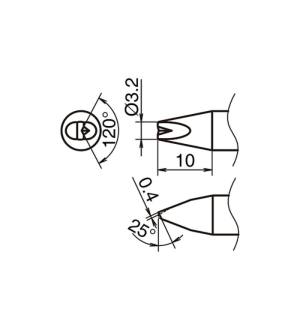 白光 HAKKO 白光 T53-DR32 交換こて先 T53シリーズ