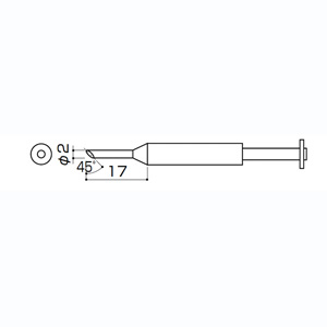白光 HAKKO 白光 900Sシリーズ交換こて先 900S-T-2C 2C型