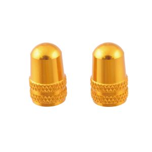 ノグチ NOGUCHI ノグチ 米式アルミバルブキャップ 2個セット ゴールド NOGUCHI