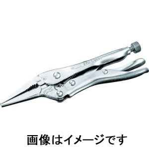ロブテックス LOBTEX ロブテックス VL100 エビ バイスプライヤ ロングノーズタイプ カッター付 133mm
