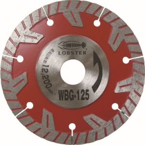 ロブテックス LOBTEX ロブテックス WBG125 エビ ダイヤモンドホイール ぶった斬り 127mm