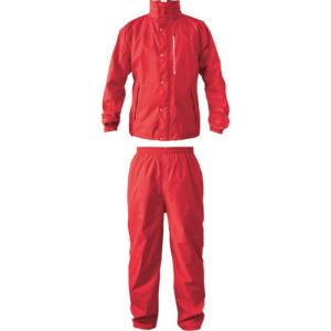 カジメイク カジメイク 7740 ブリザテックレインスーツ レッド 4Lサイズ 7740-44-4L