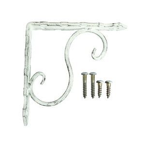 ケージーワイ工業 ケージーワイ工業 鍛冶屋の棚受 105×105 白