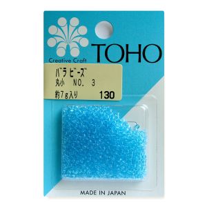 トーホー トーホー 丸小 バラビーズ 外径 約2.2mm 約7g入り No.3 スキ MSB-3-BA