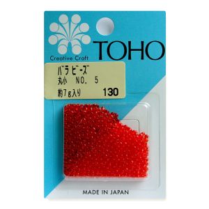 トーホー トーホー 丸小 バラビーズ 外径 約2.2mm 約7g入り No.5 スキ MSB-5-BA