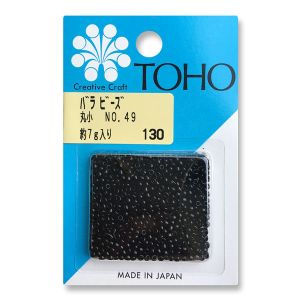 トーホー トーホー 丸小 バラビーズ 外径 約2.2mm 約7g入り No.49 ギョク MSB-49-BA
