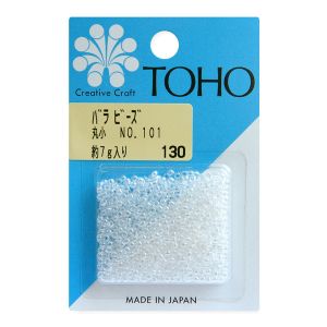 トーホー トーホー 丸小 バラビーズ 外径 約2.2mm 約7g入り No.101 スキラスター MSB-101-BA