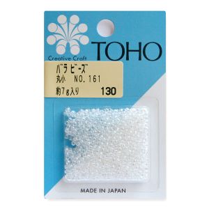 トーホー トーホー 丸小 バラビーズ 外径 約2.2mm 約7g入り No.161 スキオーロラ MSB-161-BA
