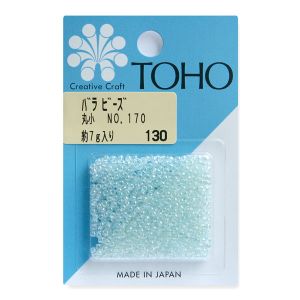 トーホー トーホー 丸小 バラビーズ 外径 約2.2mm 約7g入り No.170 スキオーロラ MSB-170-BA