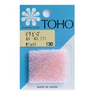 トーホー トーホー 丸小 バラビーズ 外径 約2.2mm 約7g入り No.171 スキオーロラ MSB-171-BA