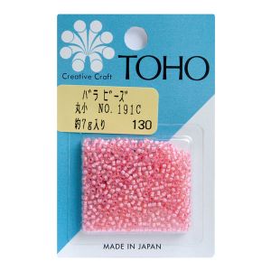 トーホー トーホー 丸小 バラビーズ 外径 約2.2mm 約7g入り No.191C 着色オーロラ MSB-191C-BA