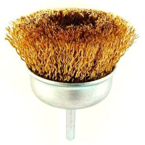 サンフレックス Sumflex サンフレックス No.4107 軸付カップ型ワイヤーブラシ 65mm径 キンセン Sumflex
