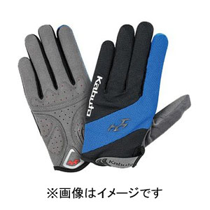 オージーケーカブト OGK KABUTO オージーケーカブト SPG-5 グローブ 指付き Lサイズ ブルーブラック フルフィンガー OGK KABUTO