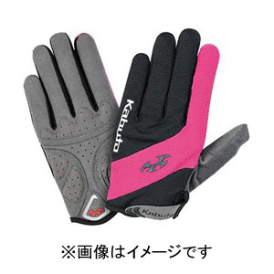 オージーケーカブト OGK KABUTO オージーケーカブト SPG-5 グローブ 指付き スリムMサイズ ピンクブラック フルフィンガー OGK KABUTO