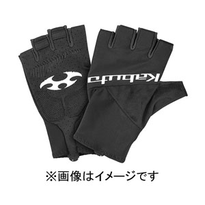 オージーケーカブト OGK KABUTO オージーケーカブト PRG-8 グローブ 指切 2XLサイズ ブラック OGK KABUTO