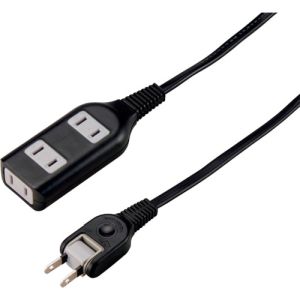 ヤザワ YAZAWA YAZAWA Y02S301BK 耐トラ付タップ3個口1mブラック