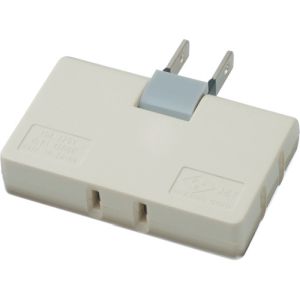 ヤザワ YAZAWA YAZAWA Y02C300WH 耐トラ付コーナータップ3個口白