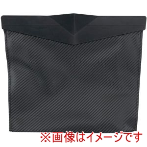 ボンフォーム BONFORM ボンフォーム 7251-25BK 収納 ダストケース カーボン 320×250mm ブラック スリムタイプ 汎用フック 後部座席用