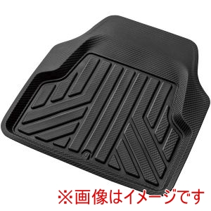 ボンフォーム BONFORM ボンフォーム 6489-48BK バケットマット 3D カーボンアロー 450×480mm ブラック リヤ フロントSS兼用1枚
