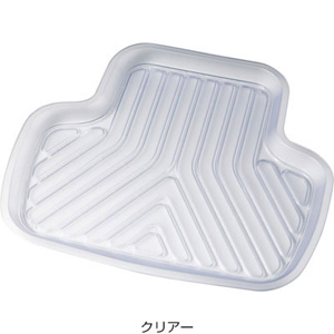 ボンフォーム BONFORM ボンフォーム カーフロアマット 3Dプライム 後席用S 48x41cm クリアー 6279-06CL
