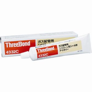スリーボンド threebond スリーボンド TB4332C 配管用シール剤 シリコーン系 都市ガス LPガス用 200g アイボリー色