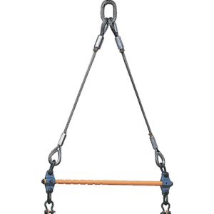 スーパーツール SUPERTOOL スーパーツール LSB2H 天秤 上部ワイヤロープ リング付、キャパ調整式 メーカー直送 代引 北海道沖縄離島不可
