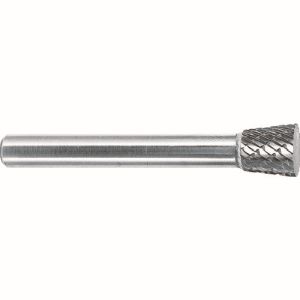 スーパーツール SUPERTOOL スーパーツール SB52C01 スーパー超硬バー シャンク径6mm 逆テーパー型 ダブルカット 刃径 6.0