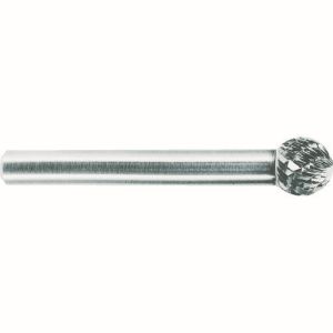 スーパーツール SUPERTOOL スーパーツール SB8C05L スーパー超硬バー ロングシャンク径6mm 球型 ダブルカット 刃径 9.5