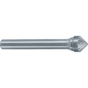 スーパーツール SUPERTOOL スーパーツール SB49C05S スーパー超硬バー シャンク径6mm 円錐型90度 シングルカット 刃径19.0